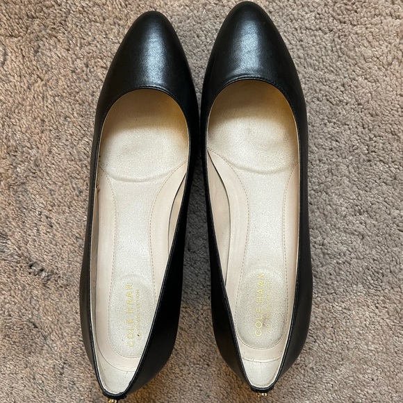 Cole Haan black waterproof wedge heel size 7.5 - Picture 2 of 7